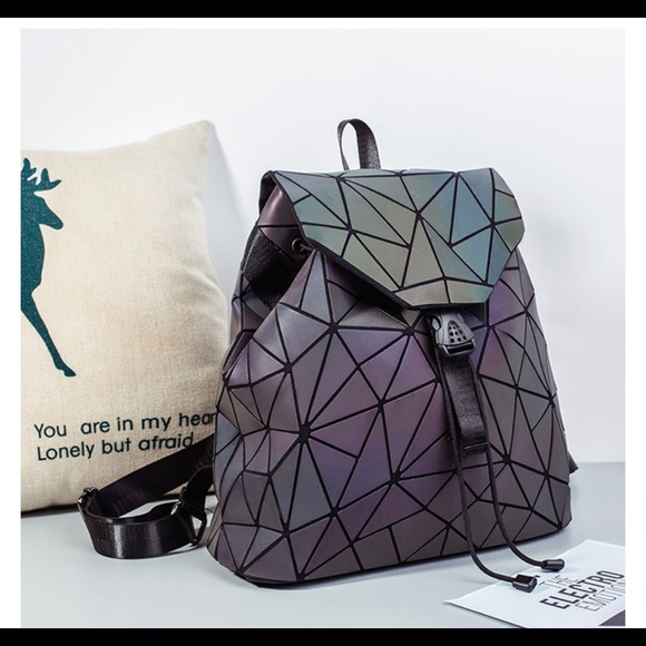 Holographic Backpack  Reflective Luminous NEW . - Picture 5 of 8